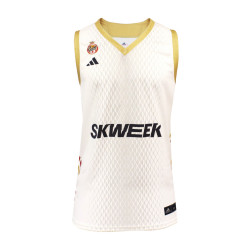 ROCA TEAM - MAILLOT BLANC ADIDAS ADULTE EUROLEAGUE 2023/2024