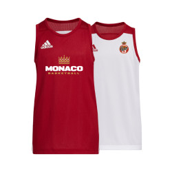 ROCA TEAM - DEBARDEUR REVERSIBLE ENFANT ADIDAS ROUGE / BLANC