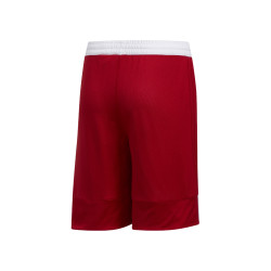 ROCA TEAM - SHORT REVERSIBLE ENFANT ADIDAS ROUGE / BLANC