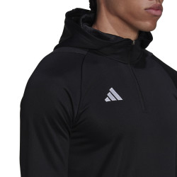 Adidas - Sweatshirt 1/4 zip Noir