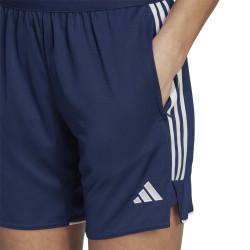 Adidas - Short entraînement football bleu Tiro 23 League Femme